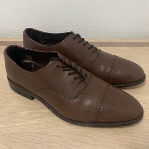 Anthony Veer Brown Leather Captoe Dress Shoes size 9.5
